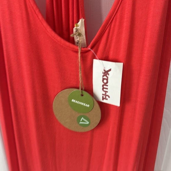 Akini Beach Caribbean Island Summer Maxi Tank Dress XL Tie-dyed - Picture 3 of 7